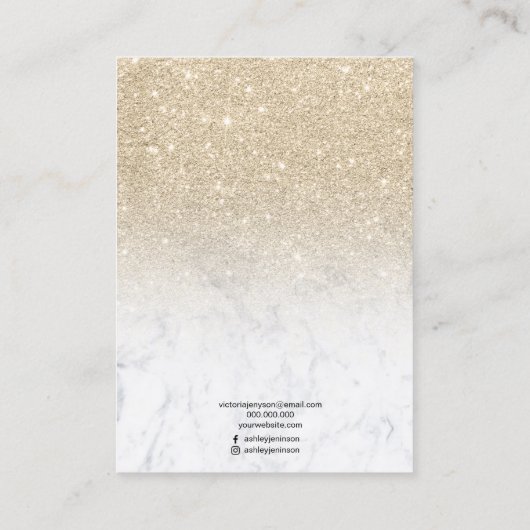 Helle Visitenkarte (Rückseite)