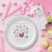 Helle Volksfarm Flora Birdie Erste Heilige Kommune Pappteller (Party)