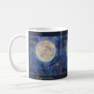 Helle Vollmondnacht Himmel Maureen Girard Kaffeetasse