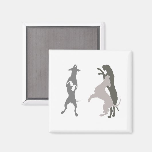 helle Vorlagen Magnet (Vorderseite/Rückseite)