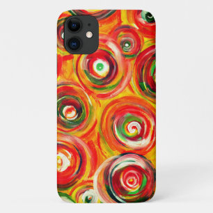 Helle Warme Kreise und Wirbel Original Abstrakt Case-Mate iPhone Hülle