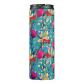 Helle Wasserfarbe: florennahes Design. Thermosbecher (Rückseite)