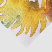 Helle Wasserfarbe Sonnenblume Fabulous 50 Seidenpapier (Detail)