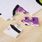 Helle Wassermelonen: farbenfrohe nahtlose Muster. Puzzle (Seite)