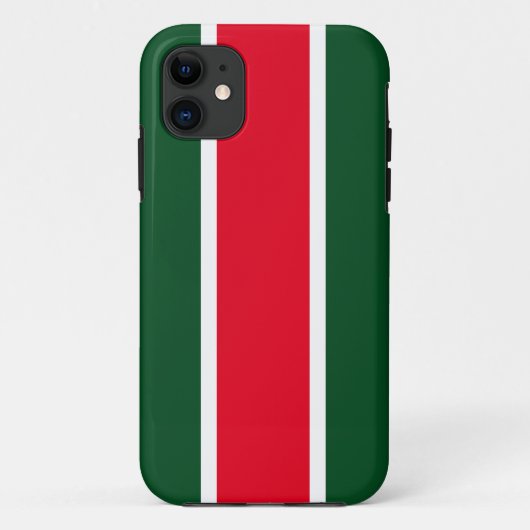 Helle Weihnachten Rote Mitte Grüne Streifen Case-Mate iPhone Hülle (Rückseite)