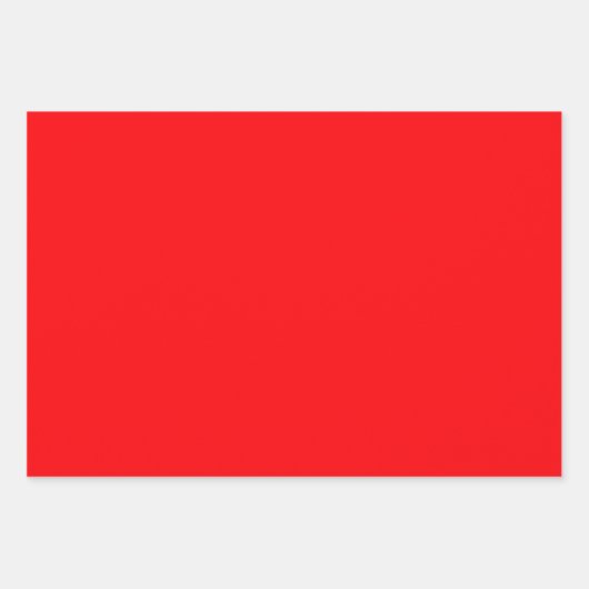 Helle Weihnachts Rote Velvet Farbe Geschenkpapier Set (Vorderseite 3)