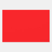 Helle Weihnachts Rote Velvet Farbe Geschenkpapier Set (Vorderseite 2)