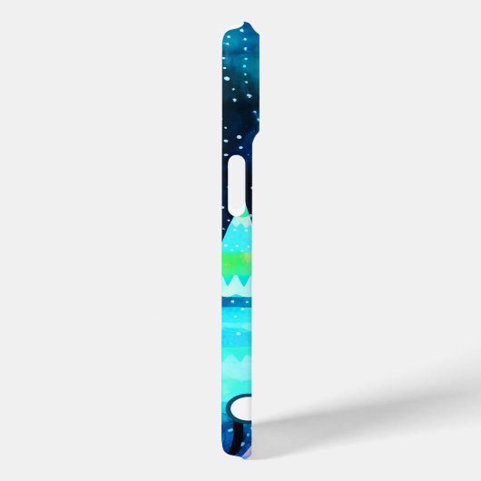 Helle Weihnachtsbaumen Case-Mate iPhone Hülle (Rückseite / Rechts)