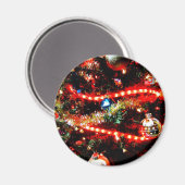 Helle Weihnachtsbaumtrimmlinge Magnet (Vorderseite/Rückseite)