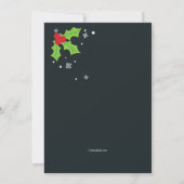 Helle WeihnachtsParty Einladung (Rückseite)