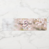 Helle, weinende Glitzern Wasser Flaschen Etiketten (Einzelnes Label)