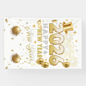 Helle Weiße Neujahrsfeier  Banner (Horizontal)