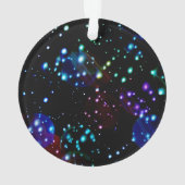 Helle Weltraum-Fantasie-Kunst Sci FI Ornament (Rückseite)