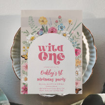 Helle Wild eine Wildblume Einladung