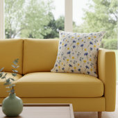 Helle Wildblumen Mohn Kornblume Kissen