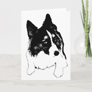 Helle Willkommenskarte Karte