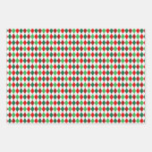 Helle Winterfarben Diamond Set 1 Geschenkpapier Set (Vorderseite)