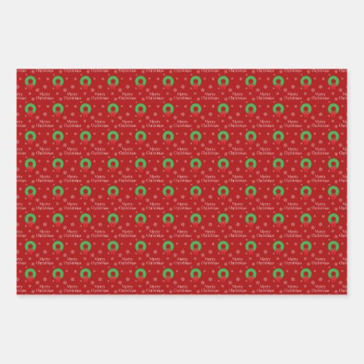 Helle Winterfarben Set 1 Packpapierblätter Geschenkpapier Set (Vorderseite 2)