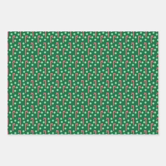 Helle Winterfarben Set 1 Packpapierblätter Geschenkpapier Set (Vorderseite)