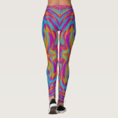 Helle Wirbel Leggings (Rückseite)