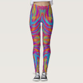 Helle Wirbel Leggings (Vorderseite)
