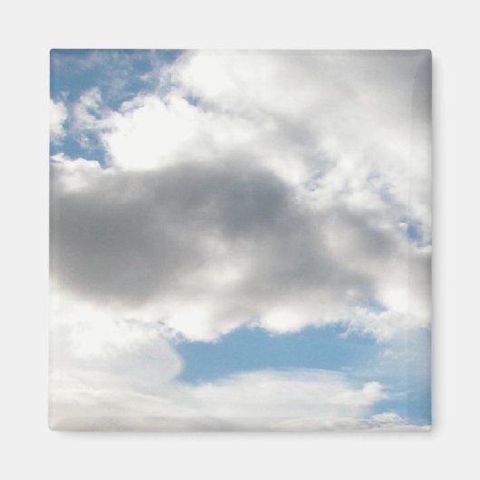 Helle Wolken Magnet (Vorne)