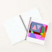 Helle zeitgenössische Pop Art Notizblock (Innenseite)