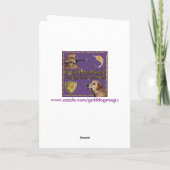 Helle Zukunft Goldener Abschluss Karte (Rückseite)