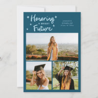 Helle Zukunft Sterne Mehrfach Foto Türkise Graduie
