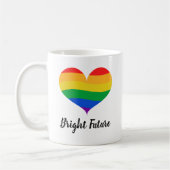 Helle zukünftige LGBTQ-Tasse Kaffeetasse (Links)