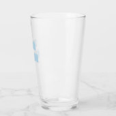 Helleblaue Team-Groom-Junggesellenabschied Glas (Links)
