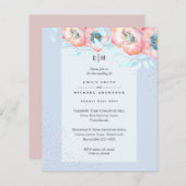 Hellebore Blue Dusty Rose Wedding Reception BUDGET (Vorne/Hinten)