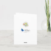 Hellebore Blume Beileidsausgabe Beileid-Karte Karte (Rückseite)