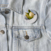 Hellebore, die durch den Schnee wachsen, Button (Beispiel)