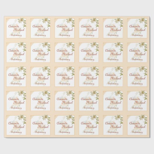 Hellebore Geschenkpapier (Flach)