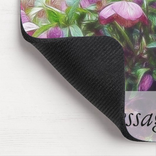 Hellebore Pflanze im Garten Mousepad (Ecke)