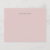 Hellebore Turquoise Peach Floral Wedding (Rückseite)