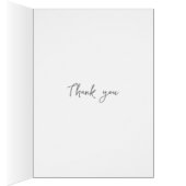 Hellebore Weiß rosa Grün Dankeschön Karte (Innen (Rechts))