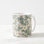 Hellebore Winter Blume Kaffeetasse (VorderseiteRechts)