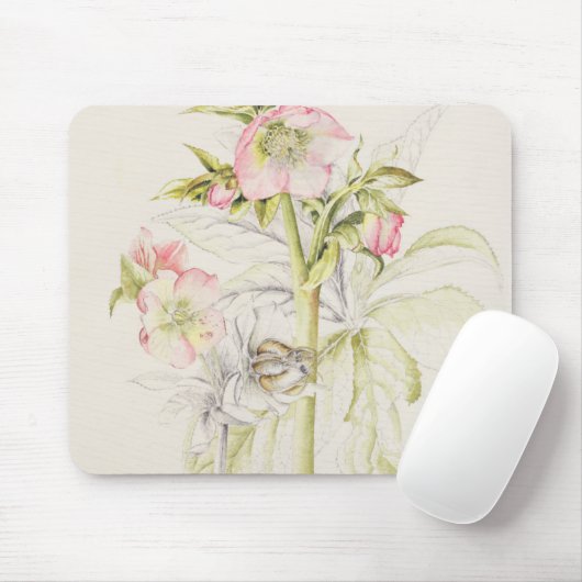 Hellebores Mousepad (Mit Mouse)