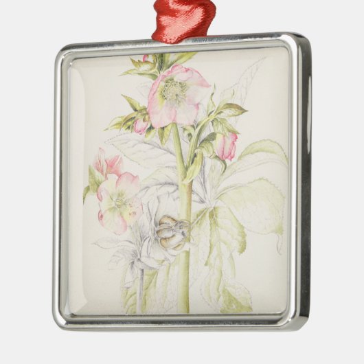 Hellebores Ornament Aus Metall (Links)