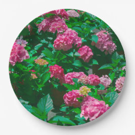 Helleborus Blume - Weihnachtsfeier Rose Pappteller