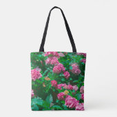 Helleborus Blume - Weihnachtsfeier Rose Tasche (Rückseite)