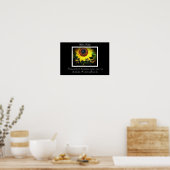 Hellen Keller Sunflower Zitat Poster (Küche)