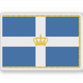 Hellenic Royal Flag, Griechenland (1936-1970) Aufkleber