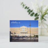 Hellenische Parlamentsathens Postkarte (Stehend Vorderseite)