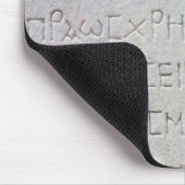 Hellenistic Epigraphstein, fand in Ephesus Mousepad (Ecke)