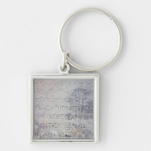 Hellenistic Epigraphstein, fand in Ephesus Schlüsselanhänger