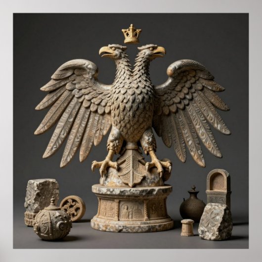 Hellenistische Ära Heiliger Adler Poster (Vorne)