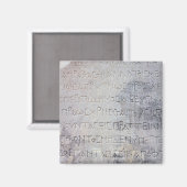 Hellenistischer Epigraphstein in Ephesus Magnet (Vorderseite/Rückseite)